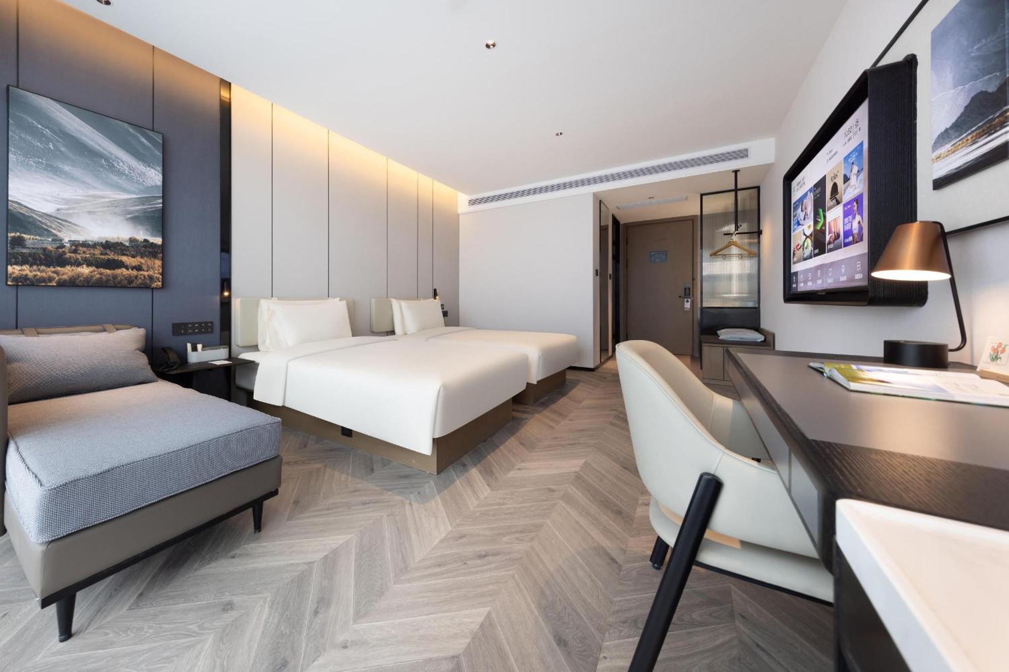 Atour Hotel Wuhan Chuhe Han Street Hongshan Plaza Eksteriør bilde
